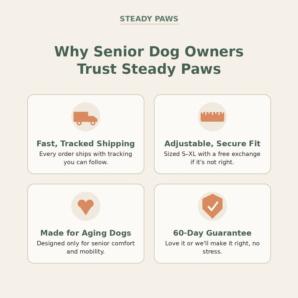 Rear-Support Mobility Harness for Senior Dogs